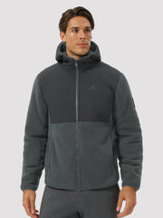 Men's Anti-Pilling Sherpa-Lined Full-Zip Hoodie