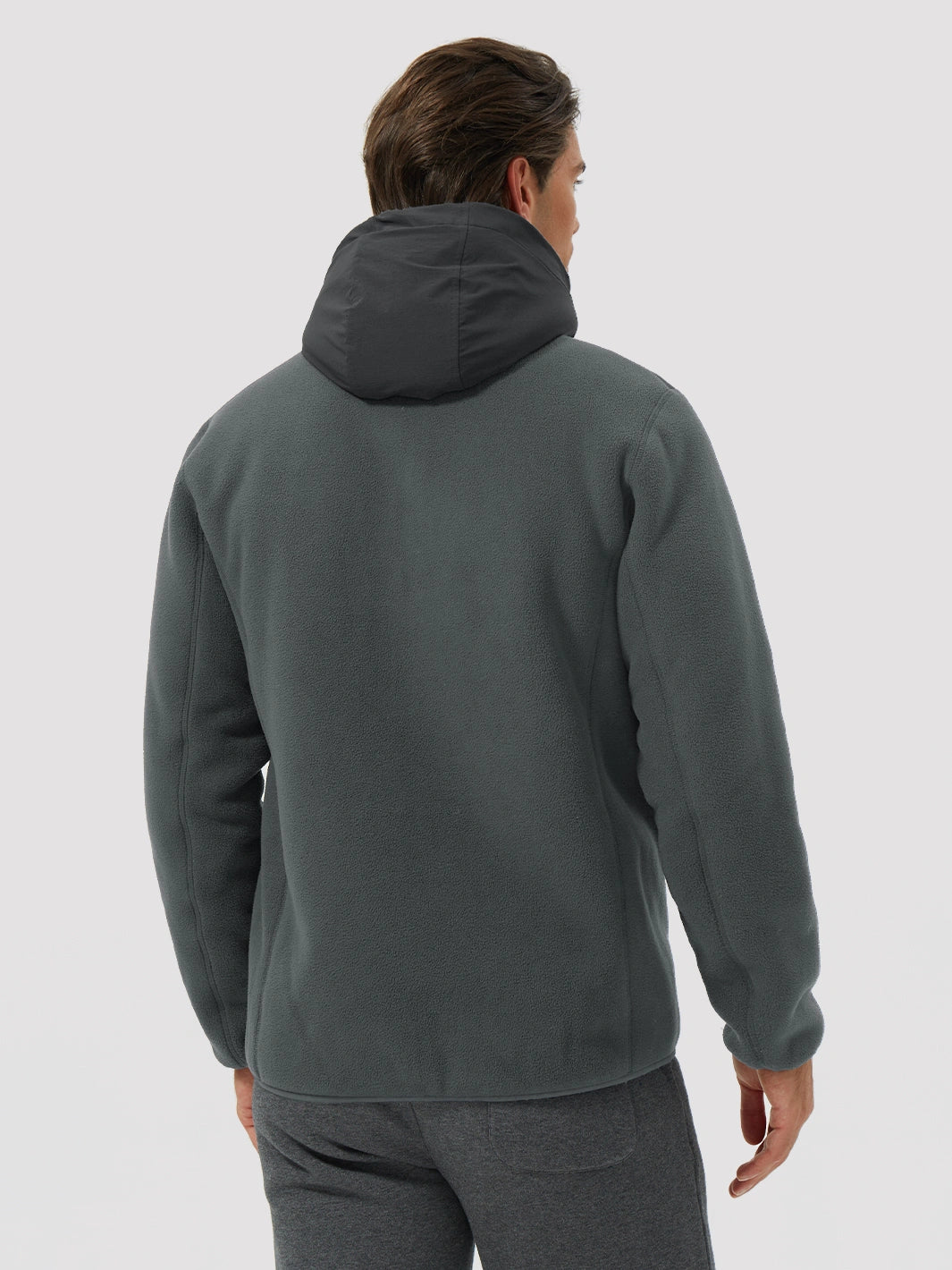 Men's Anti-Pilling Sherpa-Lined Full-Zip Hoodie