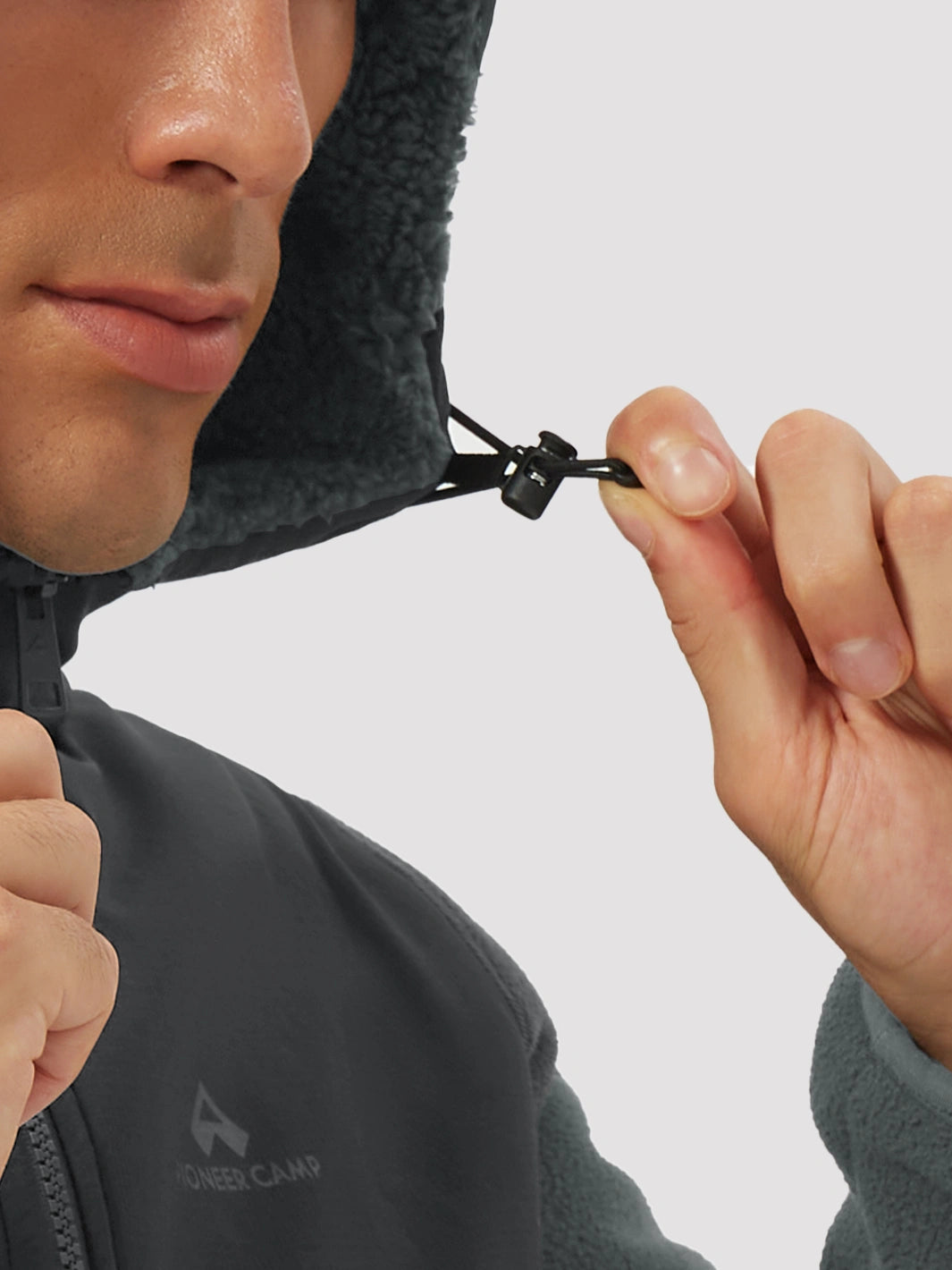 Men's Anti-Pilling Sherpa-Lined Full-Zip Hoodie