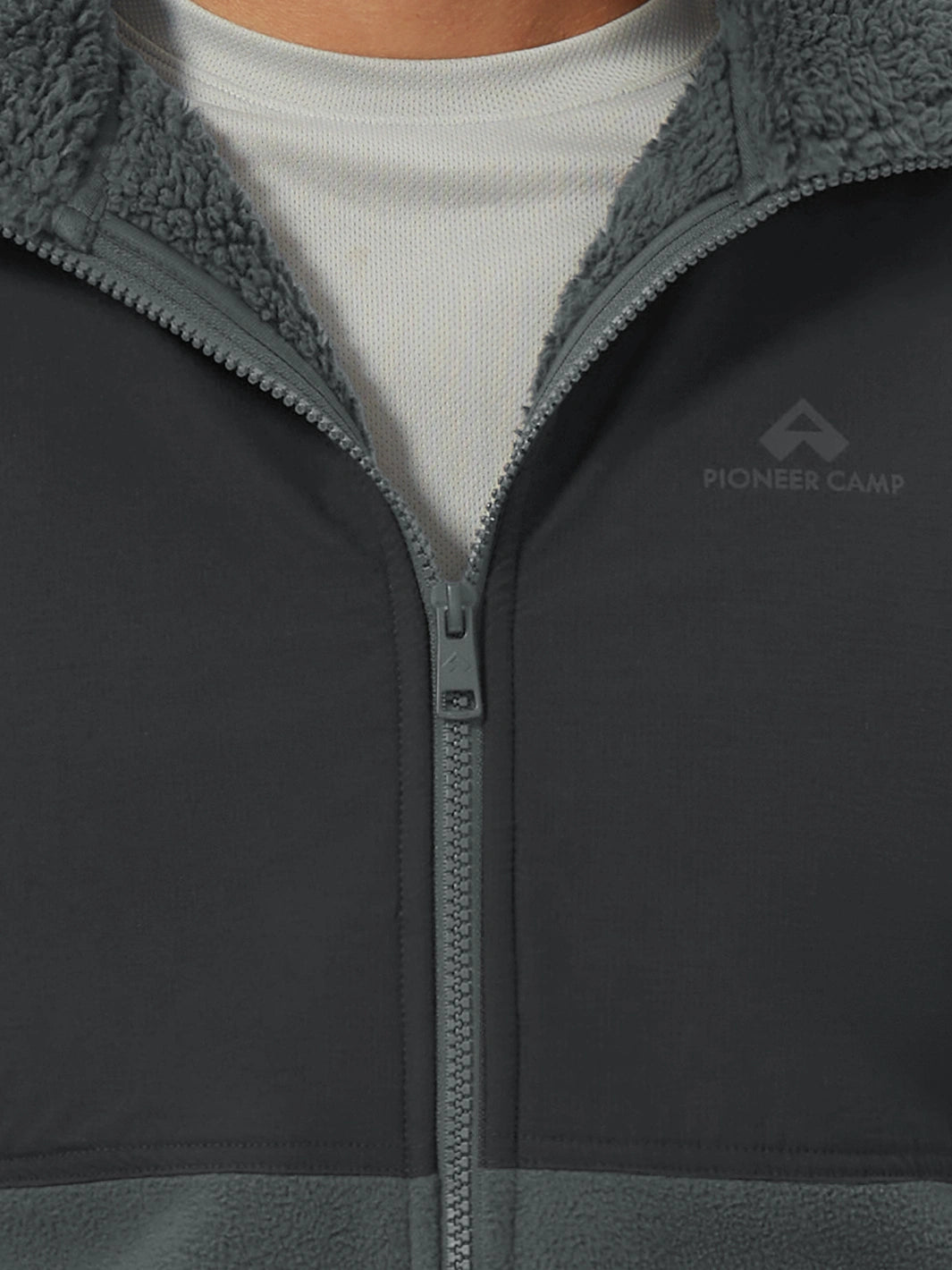 Men's Anti-Pilling Sherpa-Lined Full-Zip Hoodie