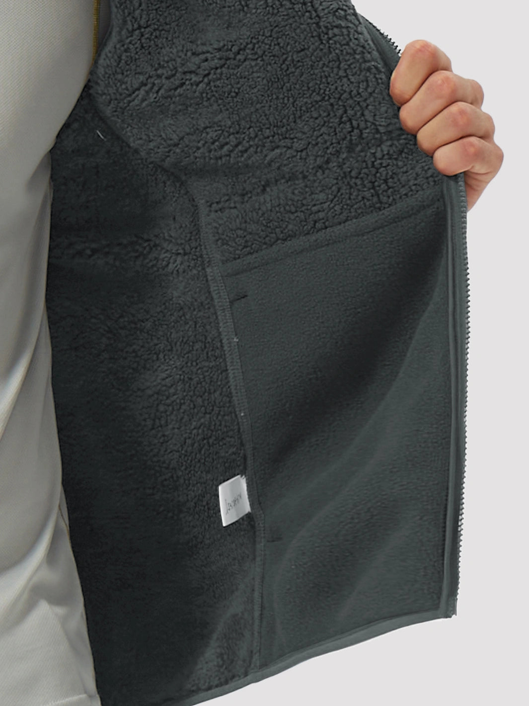 Men's Anti-Pilling Sherpa-Lined Full-Zip Hoodie