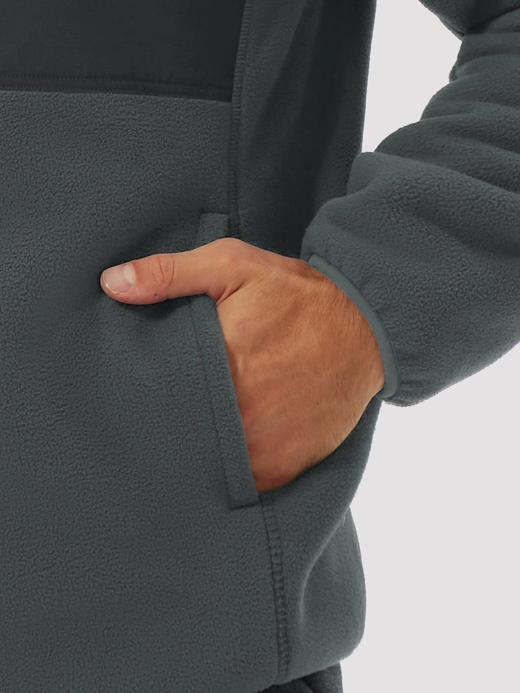 Men's Anti-Pilling Sherpa-Lined Full-Zip Hoodie