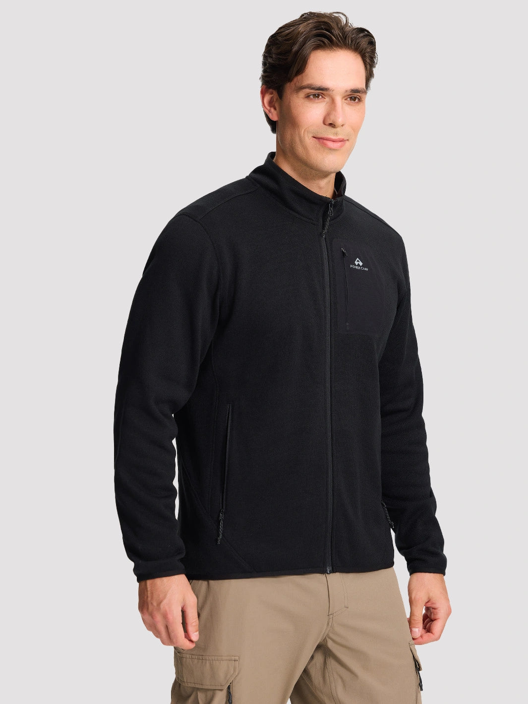 Men's 340g Anti-Static Fleece Full-Zip Jacket