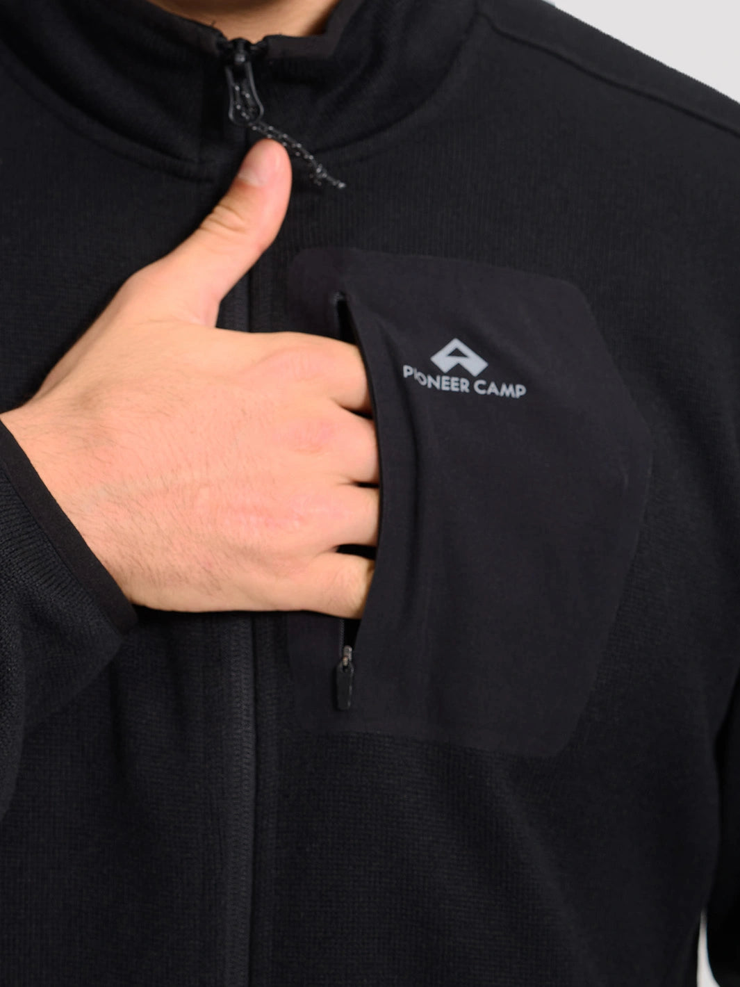 Men's 340g Anti-Static Fleece Full-Zip Jacket