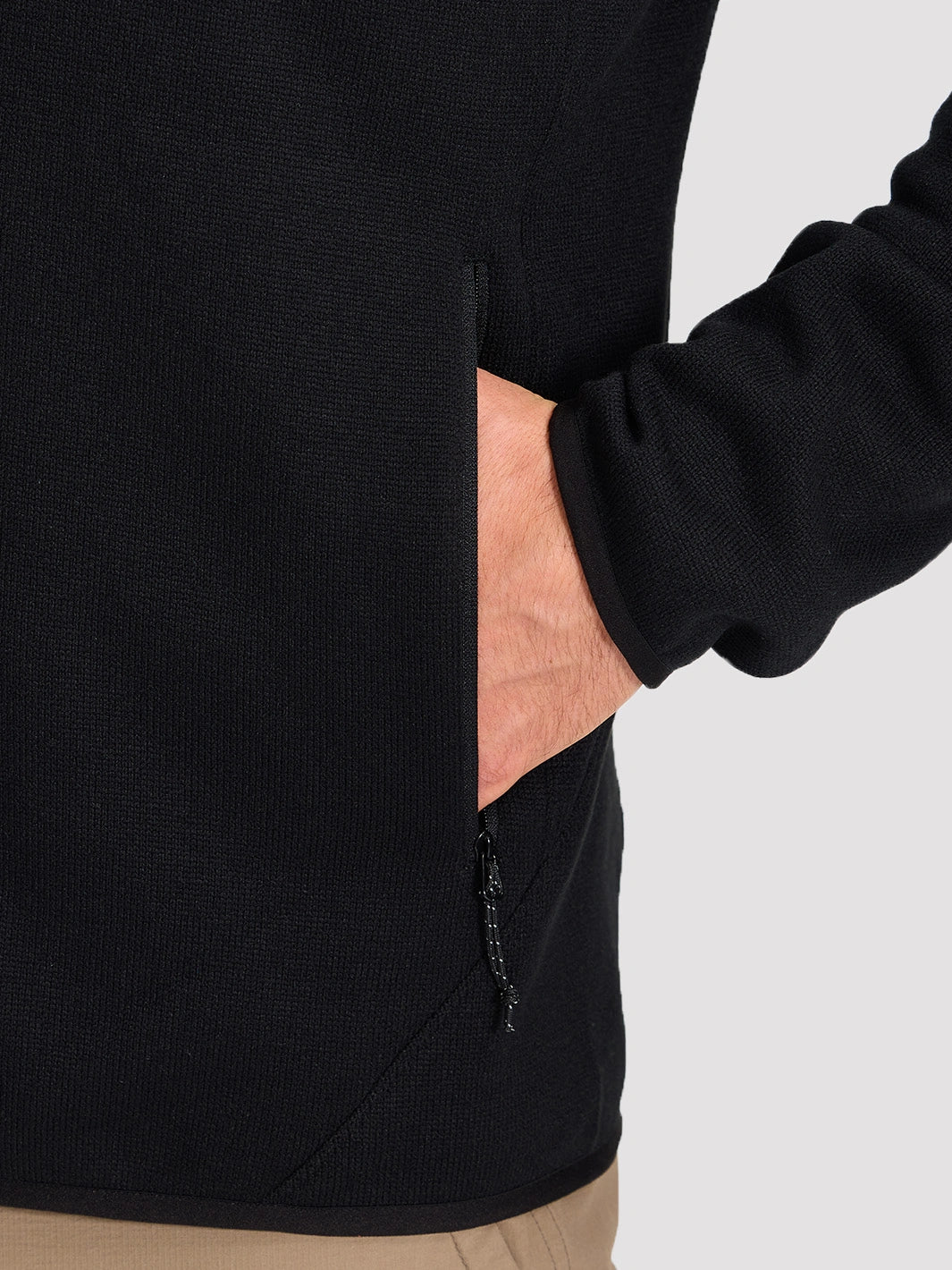 Men's 340g Anti-Static Fleece Full-Zip Jacket