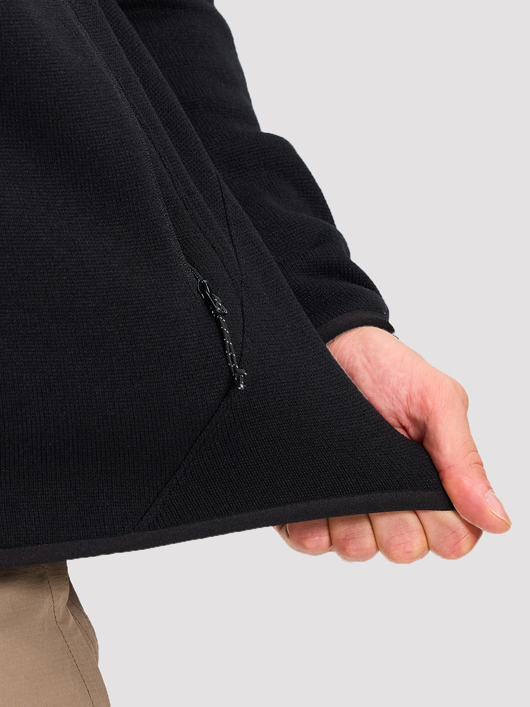 Men's 340g Anti-Static Fleece Full-Zip Jacket