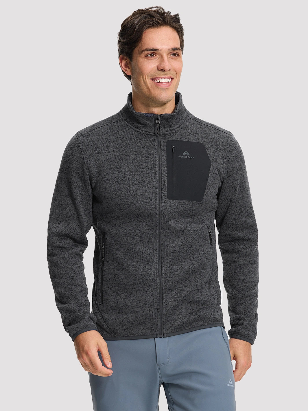 Men's 340g Anti-Static Fleece Full-Zip Jacket