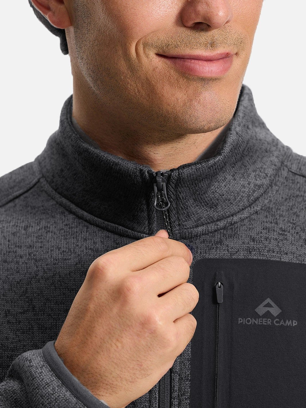 Men's 340g Anti-Static Fleece Full-Zip Jacket