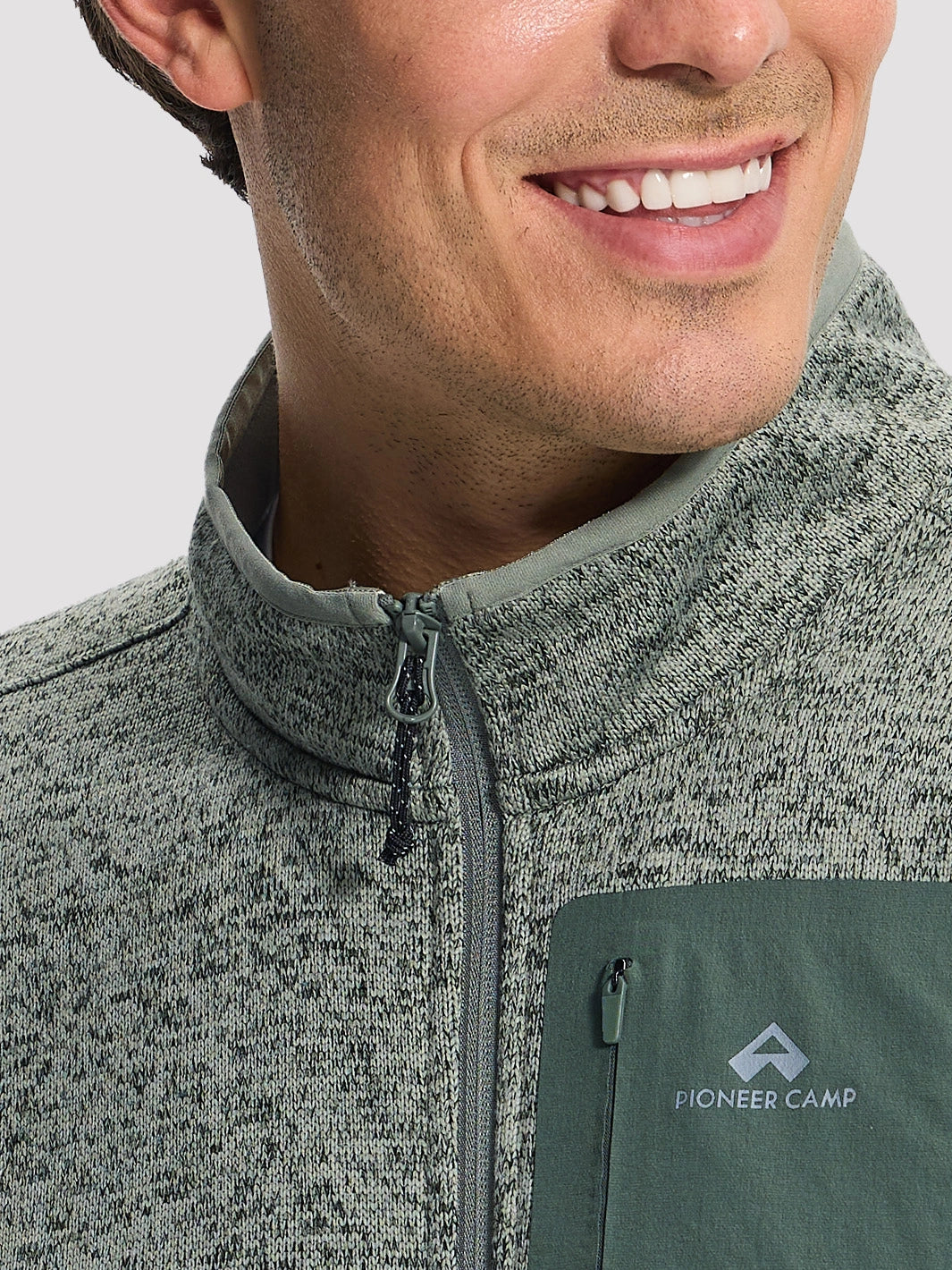 Men's 340g Anti-Static Fleece Full-Zip Jacket