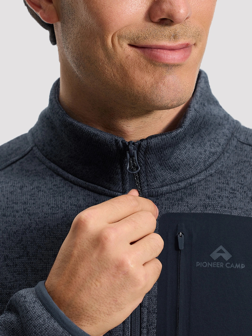 Men's 340g Anti-Static Fleece Full-Zip Jacket