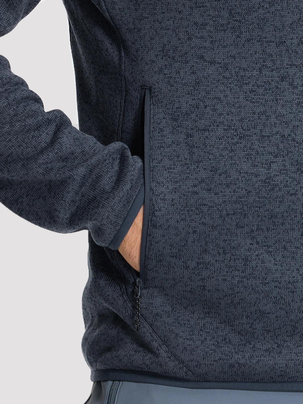 Men's 340g Anti-Static Fleece Full-Zip Jacket