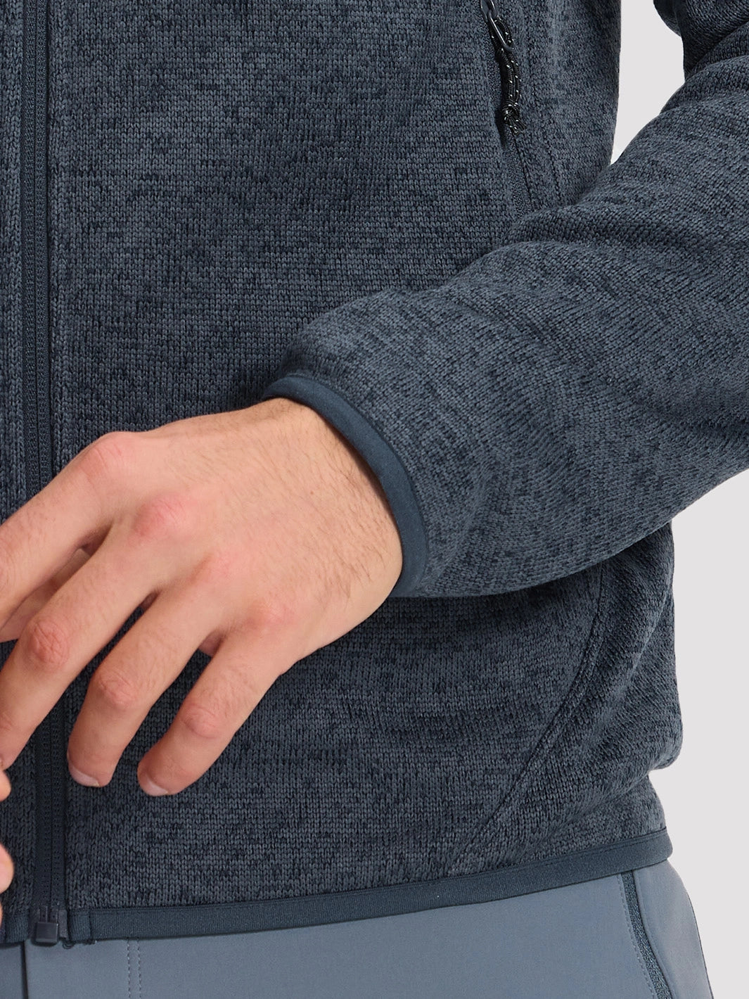 Men's 340g Anti-Static Fleece Full-Zip Jacket