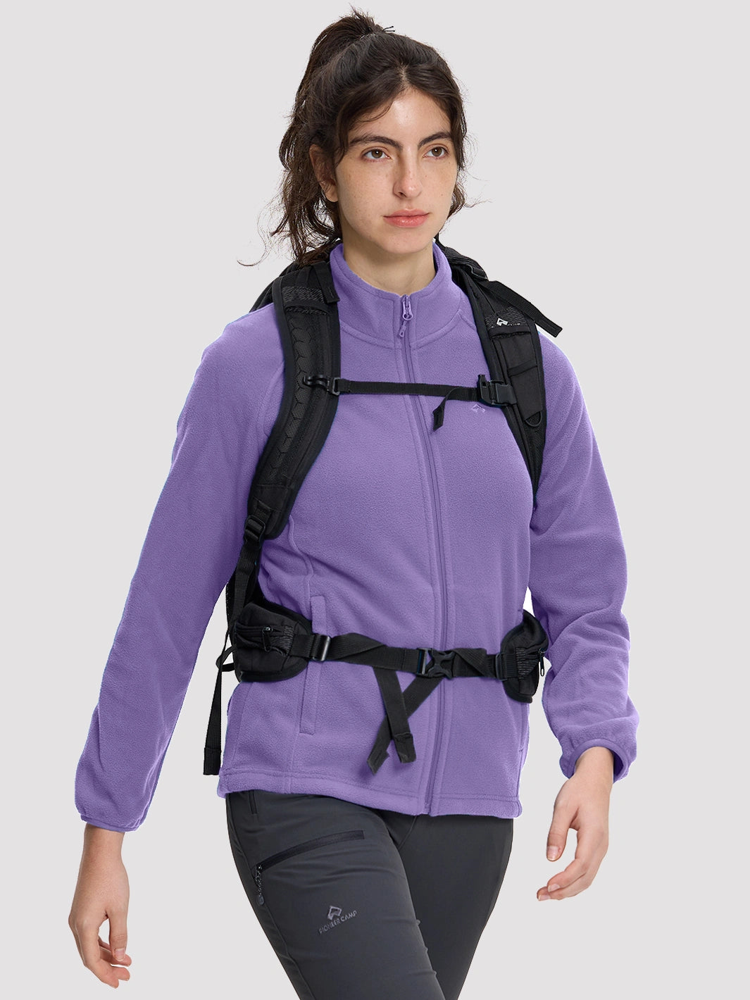 Women's Anti-Static Fleece Full-Zip Jacket PIONEER CAMP