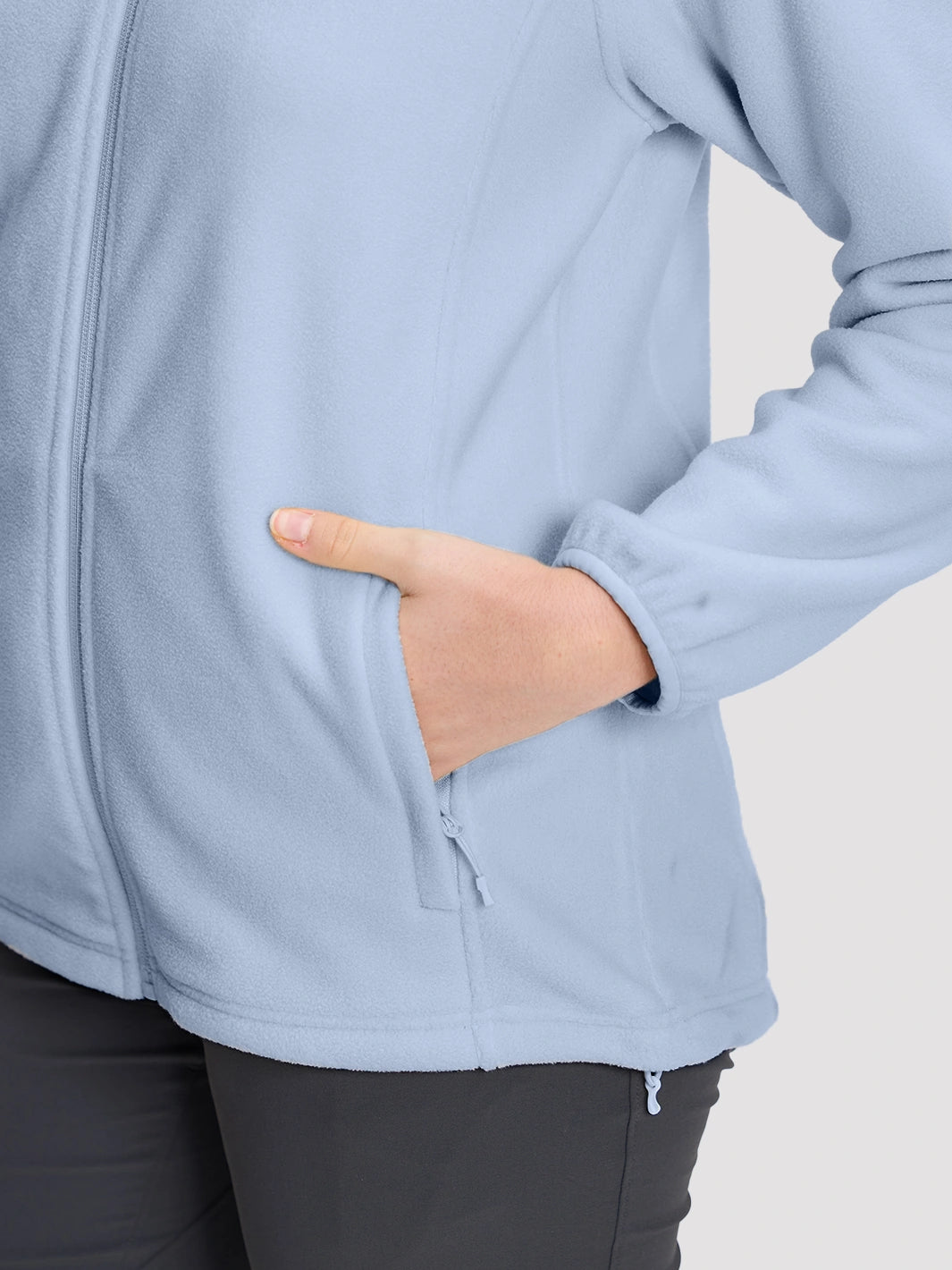 Women's Anti-Static Fleece Full-Zip Jacket PIONEER CAMP