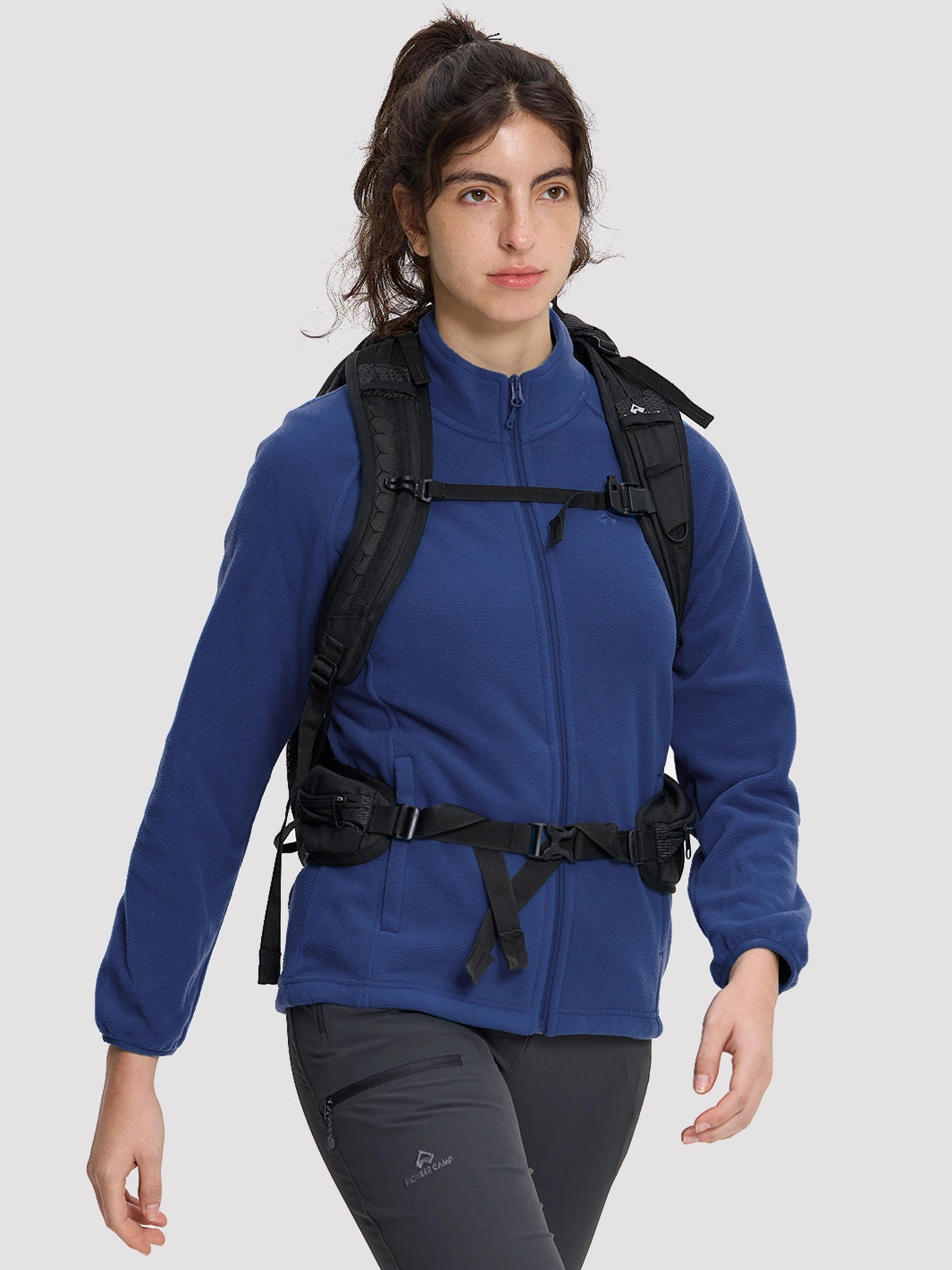Women's Anti-Static Fleece Full-Zip Jacket PIONEER CAMP