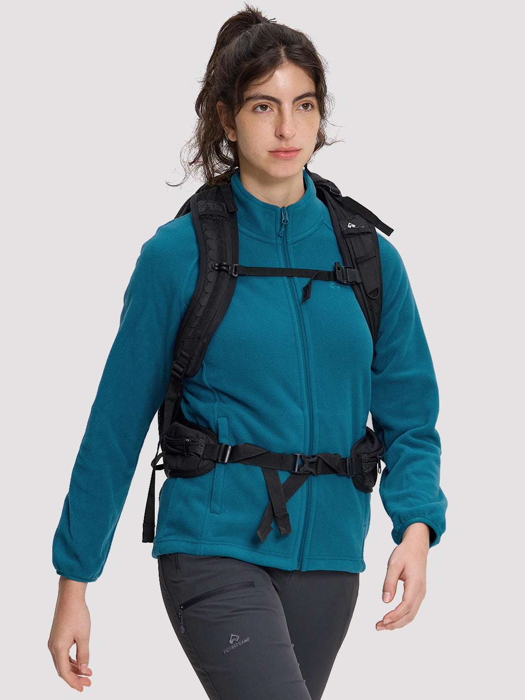 Women's Anti-Static Fleece Full-Zip Jacket PIONEER CAMP