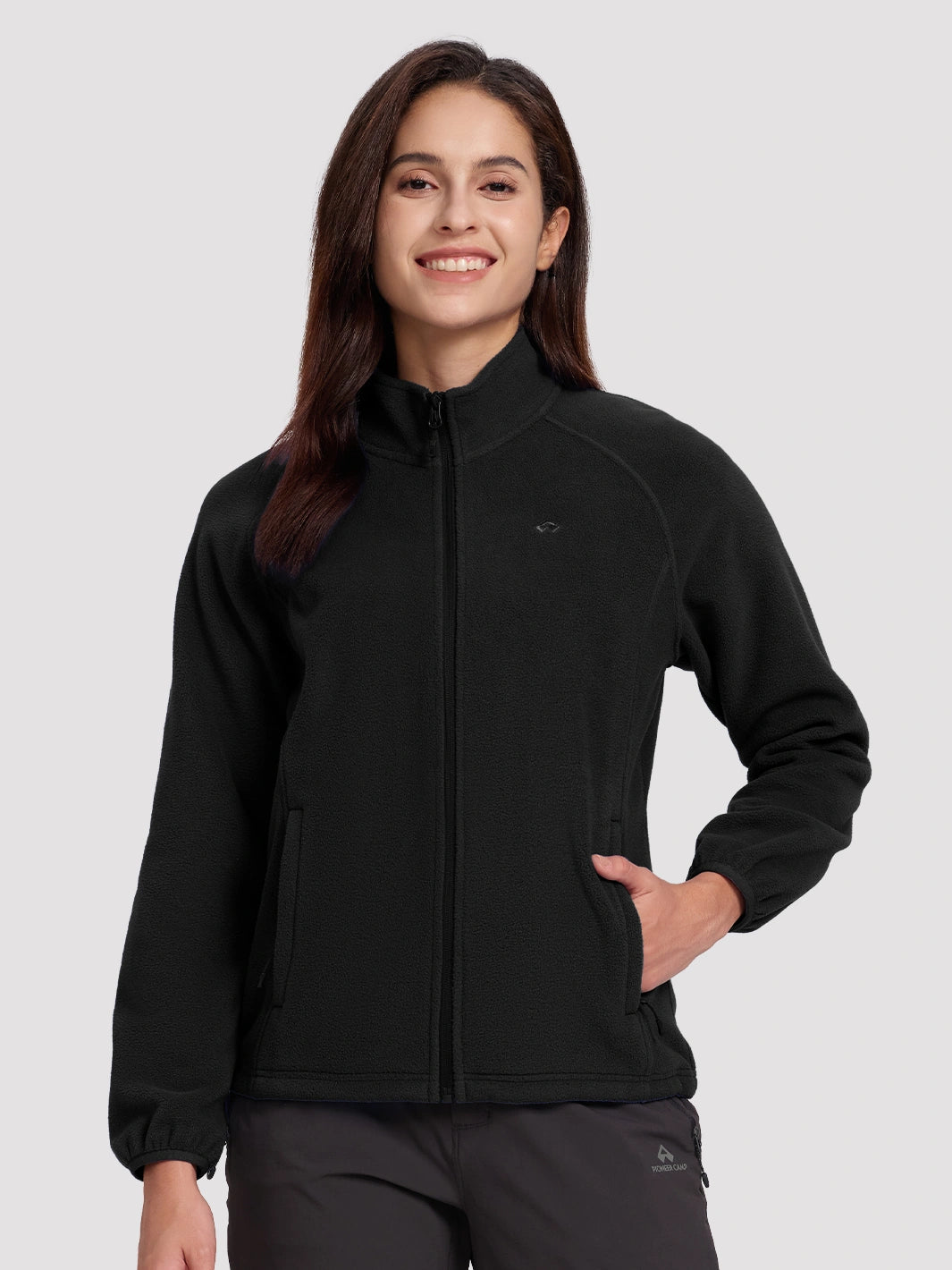 Giacca da donna in pile antistatico con zip integrale