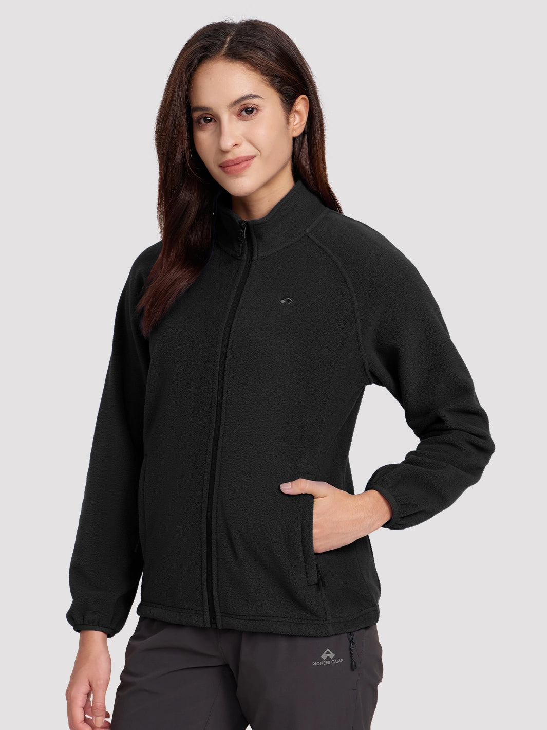 Giacca da donna in pile antistatico con zip integrale