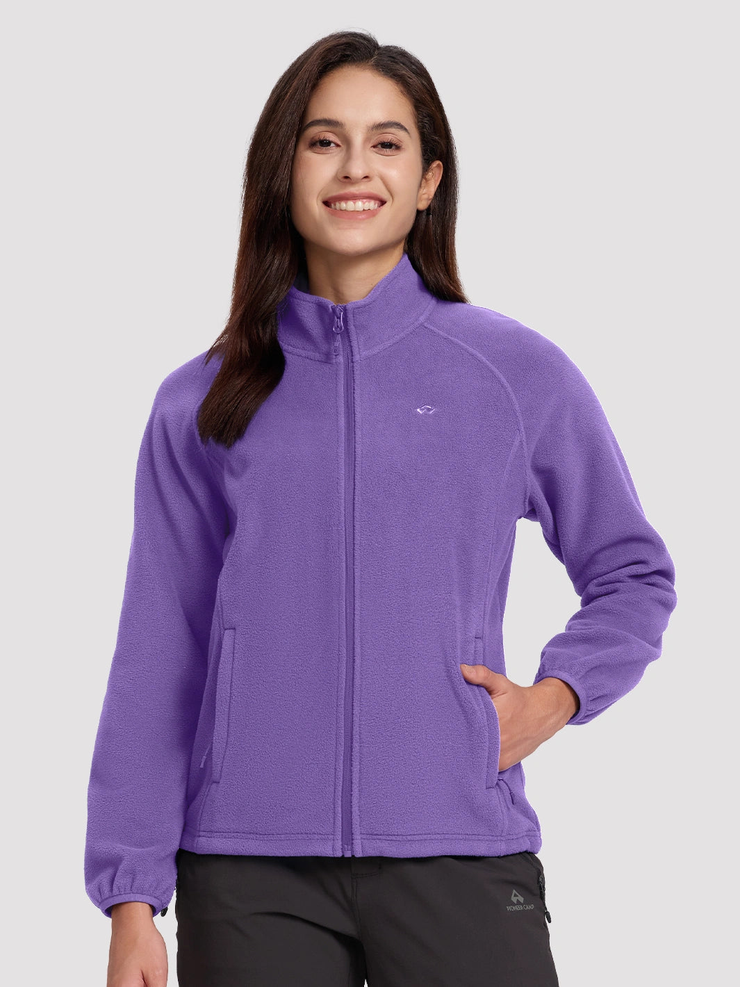 Giacca da donna in pile antistatico con zip integrale