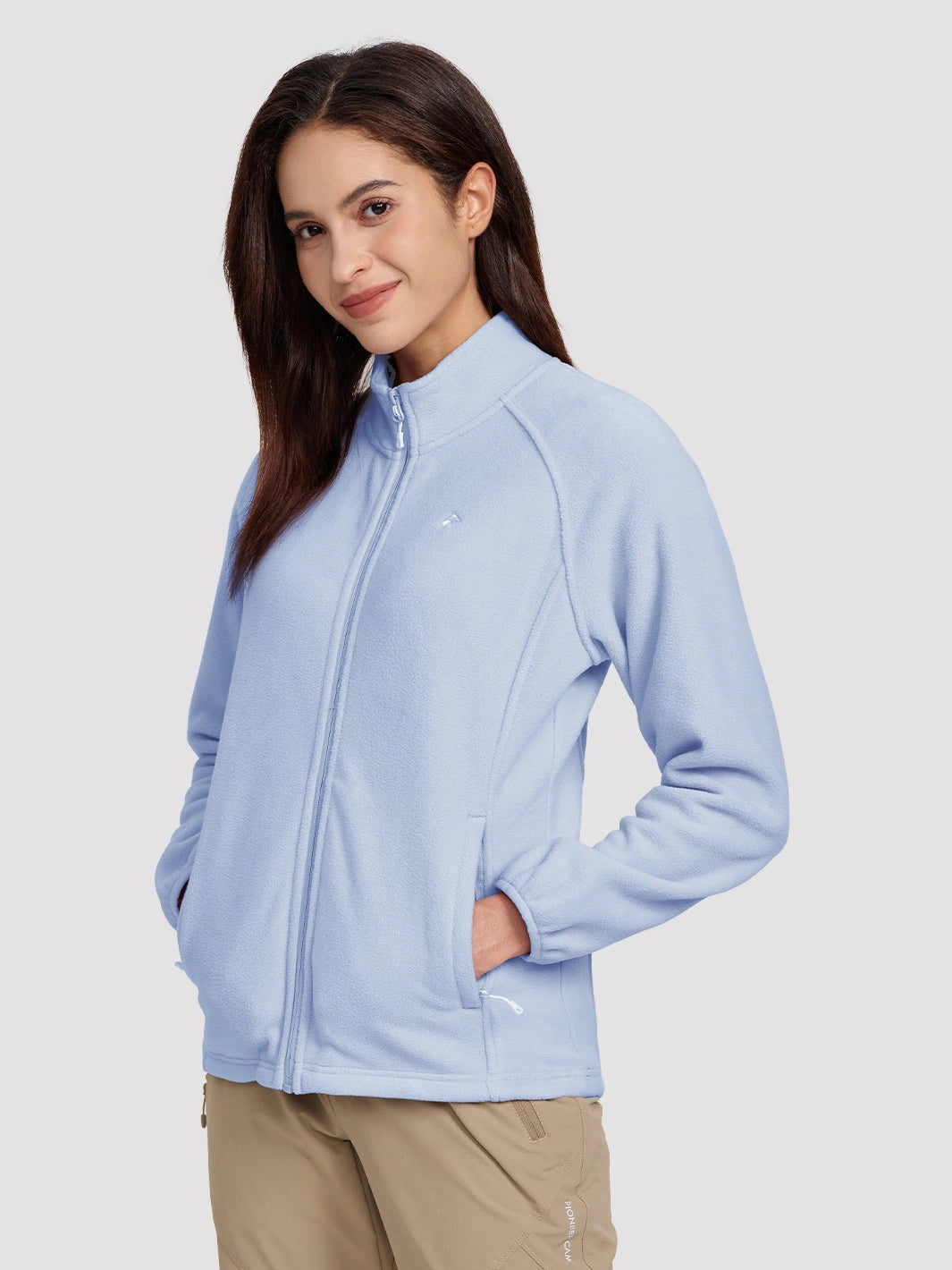 Giacca da donna in pile antistatico con zip integrale