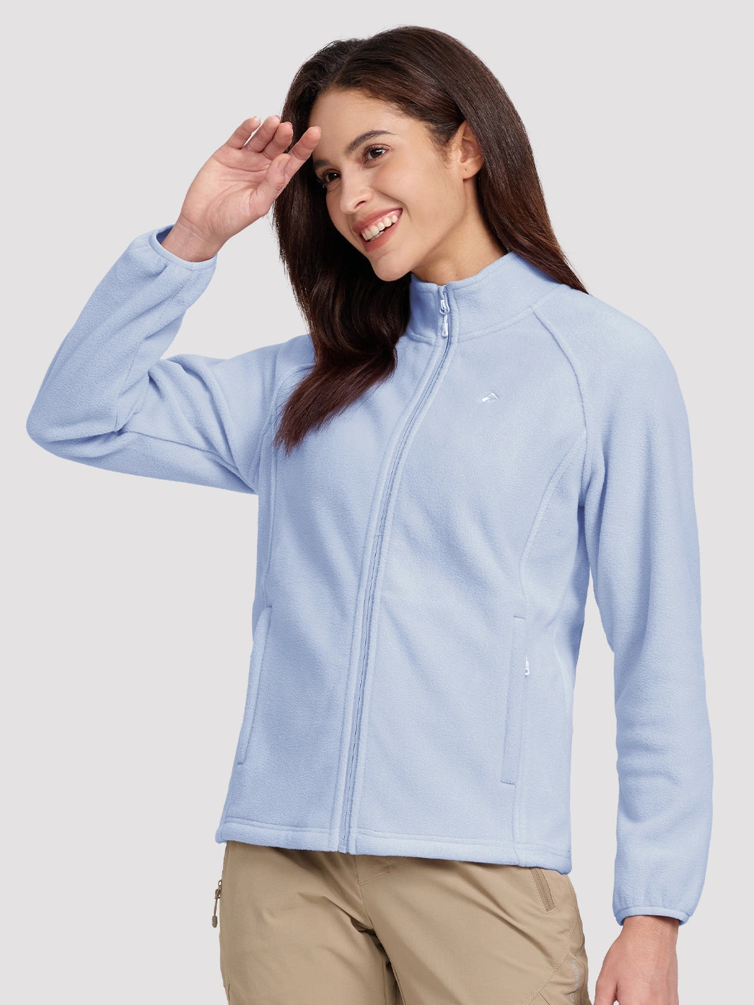 Giacca da donna in pile antistatico con zip integrale