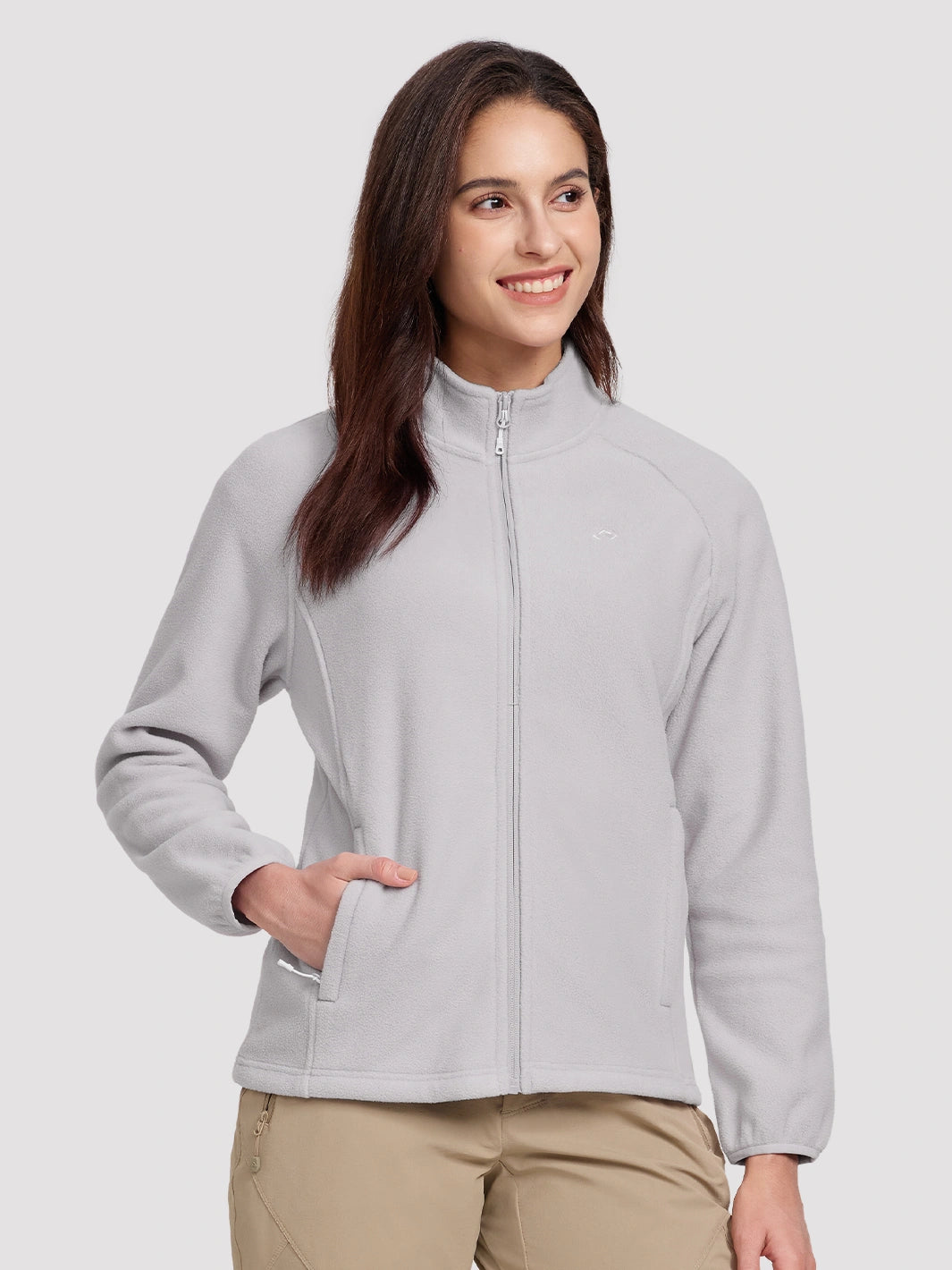 Giacca da donna in pile antistatico con zip integrale