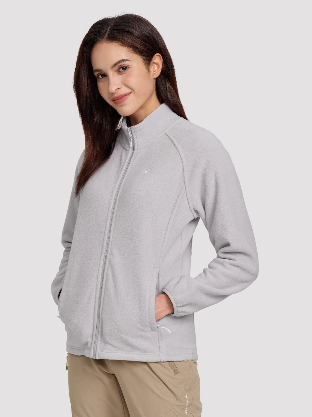 Giacca da donna in pile antistatico con zip integrale