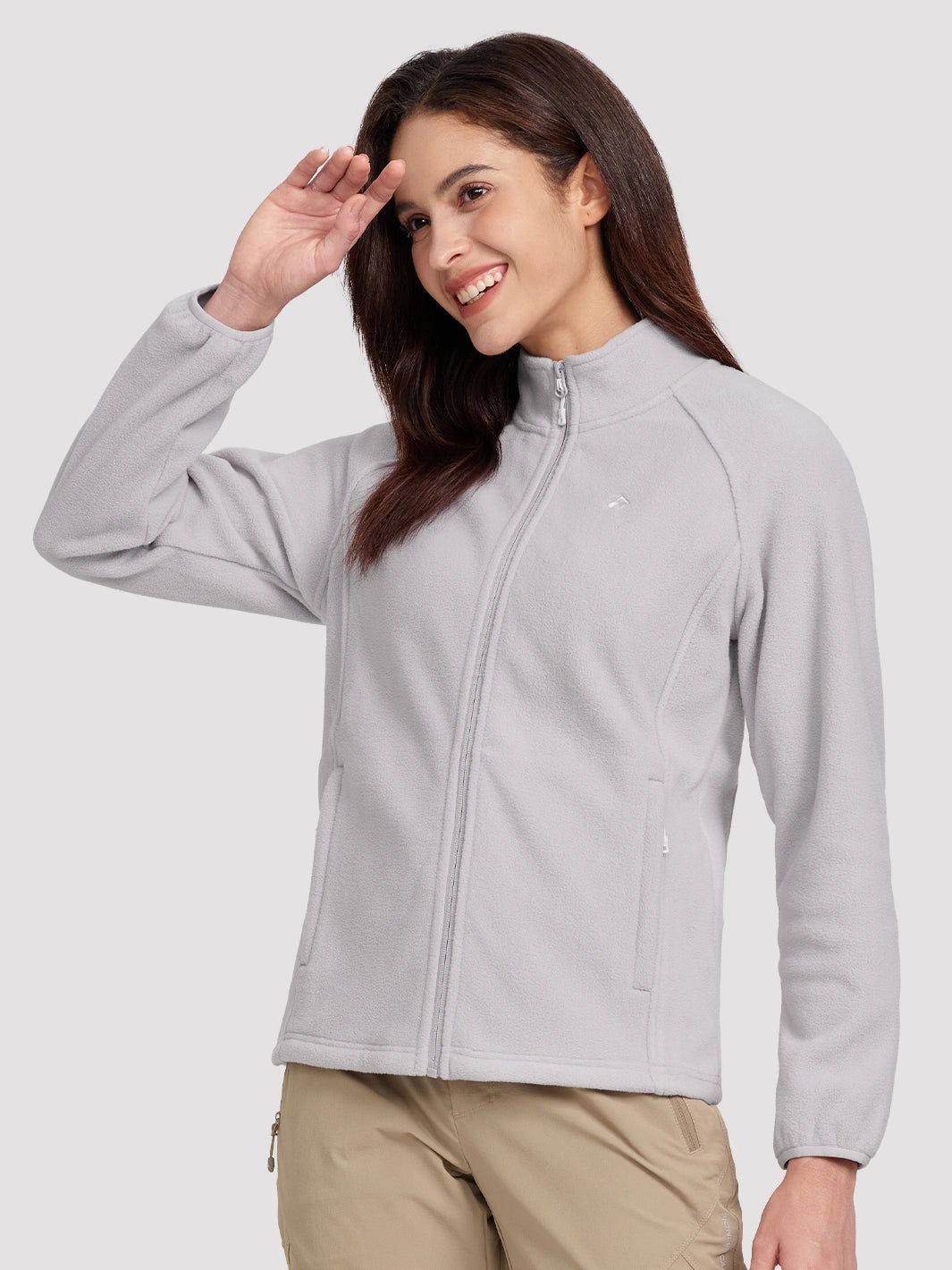 Giacca da donna in pile antistatico con zip integrale