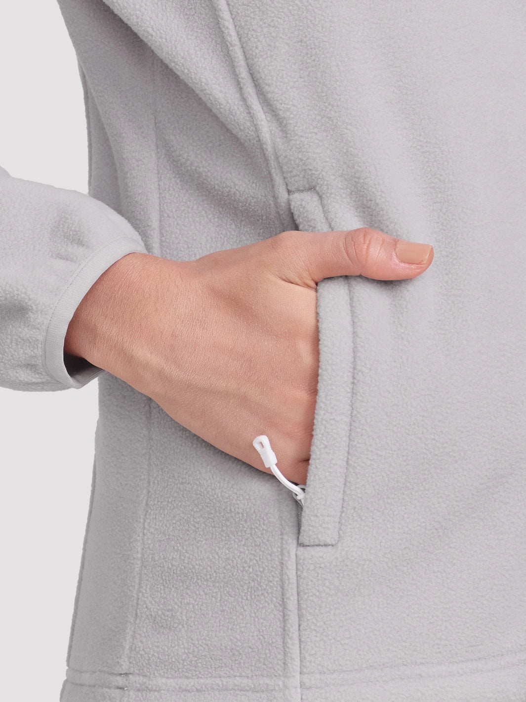 Giacca da donna in pile antistatico con zip integrale