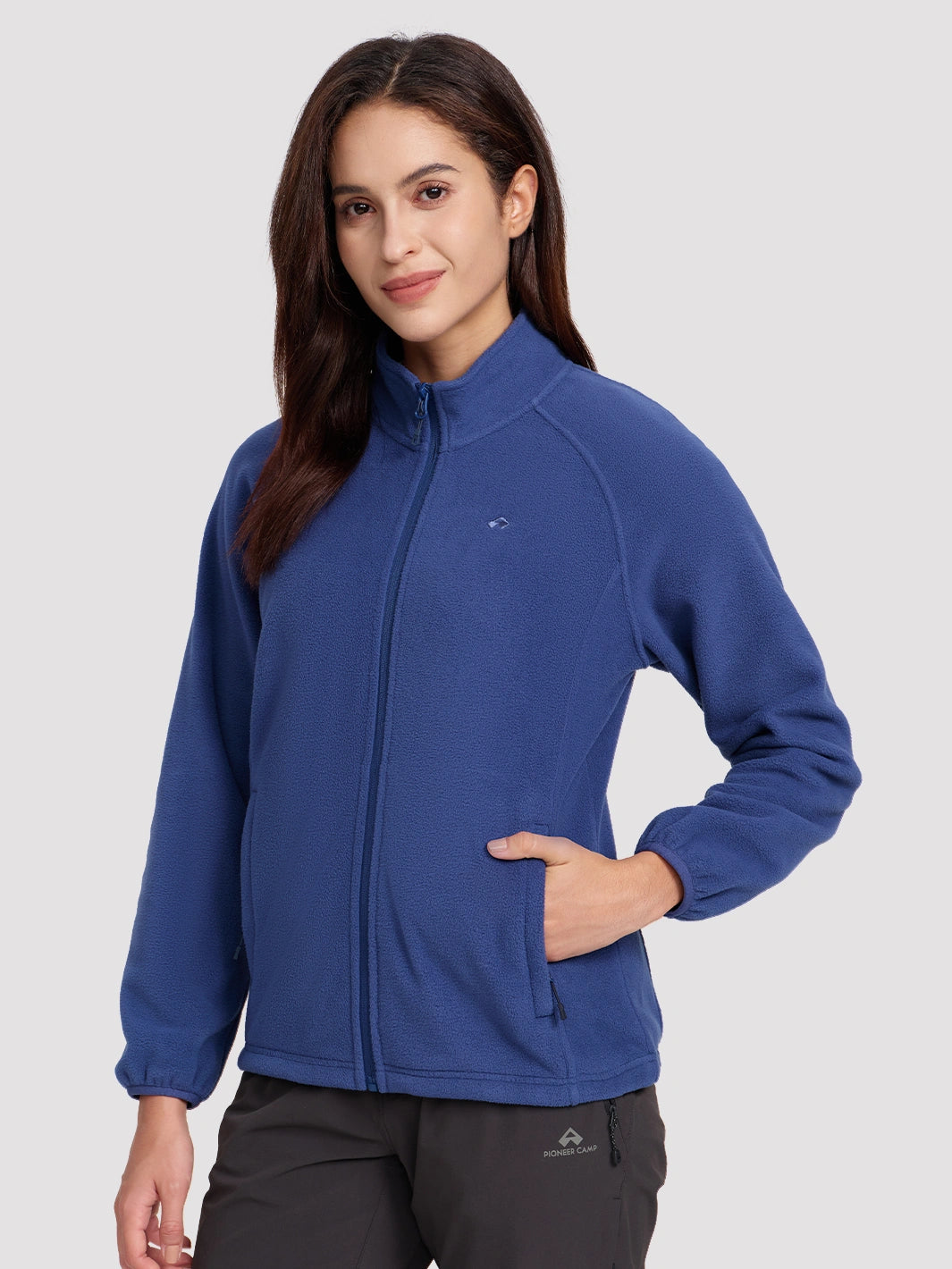 Giacca da donna in pile antistatico con zip integrale