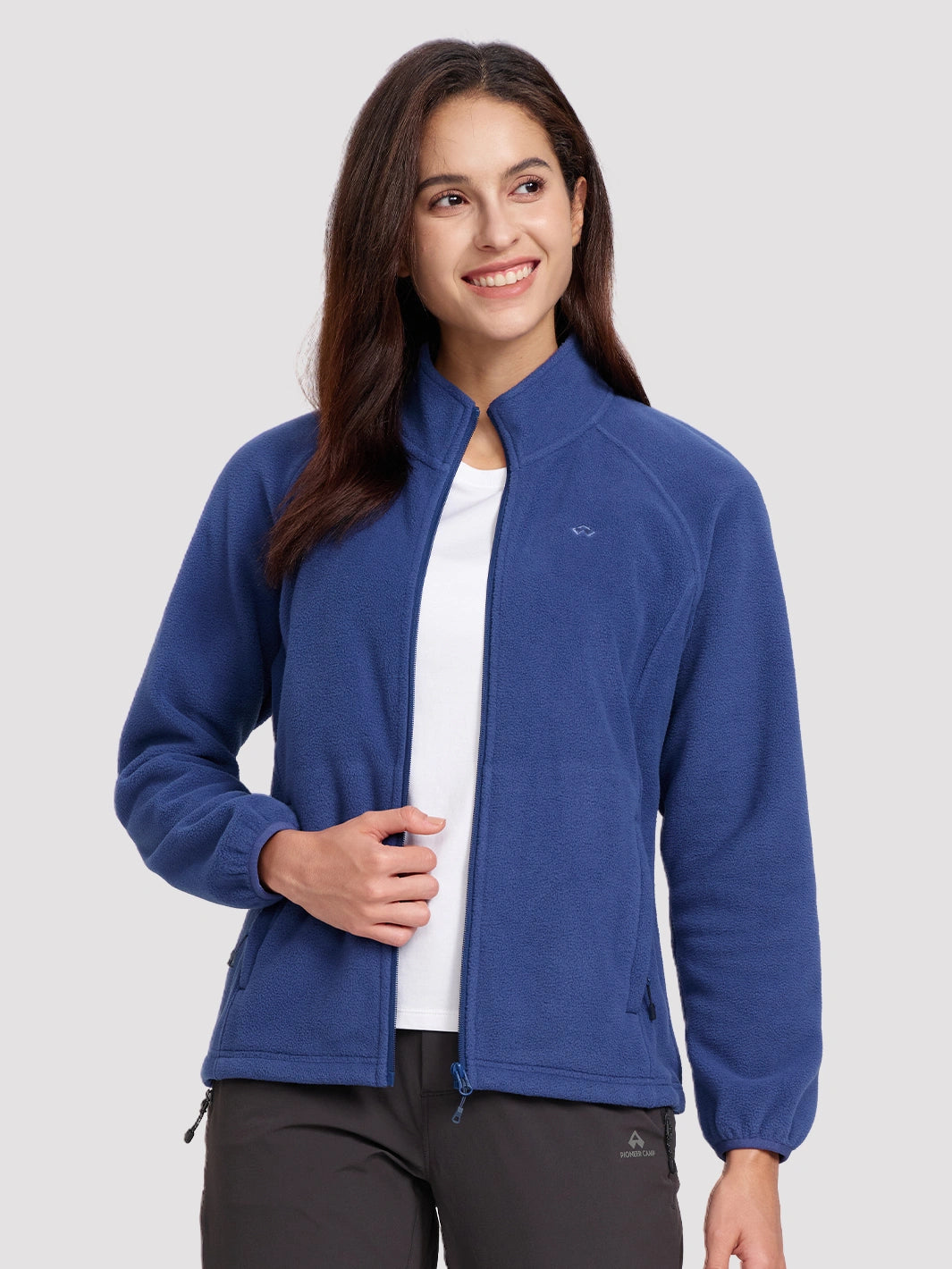 Giacca da donna in pile antistatico con zip integrale