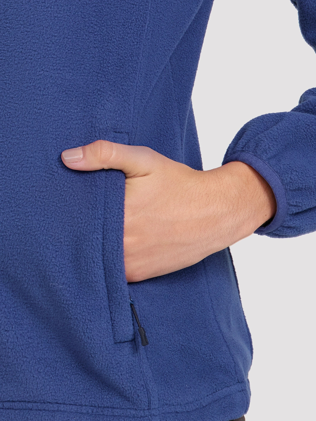 Giacca da donna in pile antistatico con zip integrale