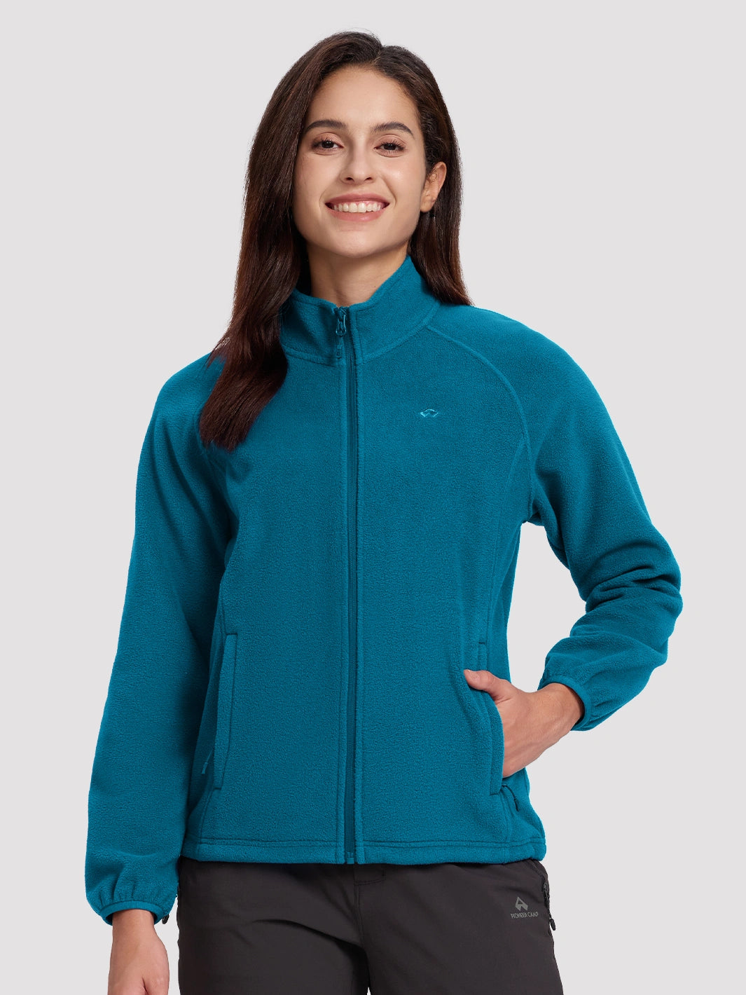Giacca da donna in pile antistatico con zip integrale