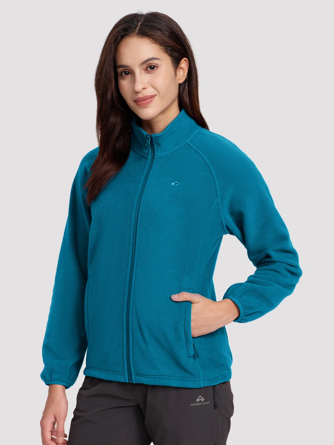 Giacca da donna in pile antistatico con zip integrale
