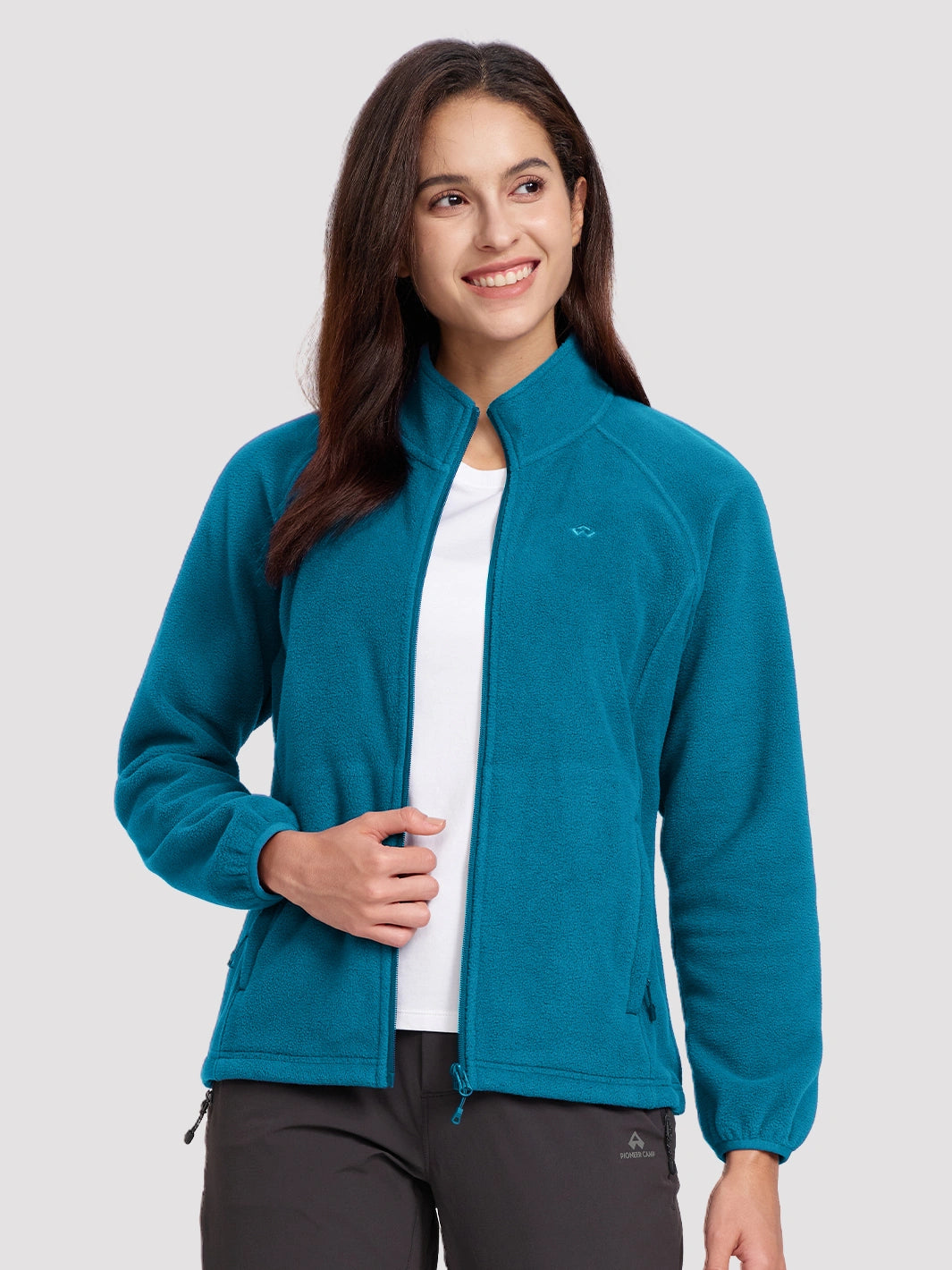Giacca da donna in pile antistatico con zip integrale