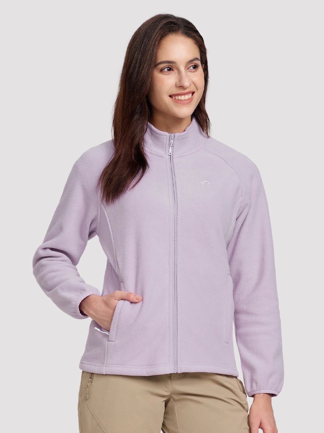 Giacca da donna in pile antistatico con zip integrale
