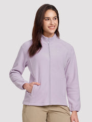 Giacca da donna in pile antistatico con zip integrale