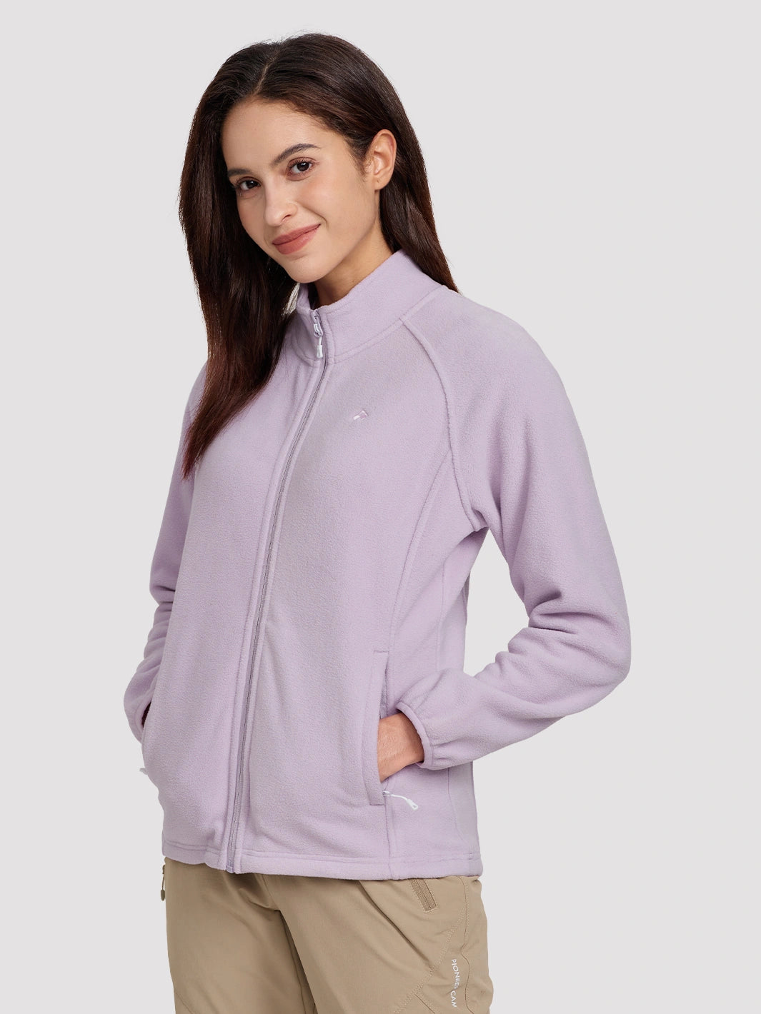 Giacca da donna in pile antistatico con zip integrale