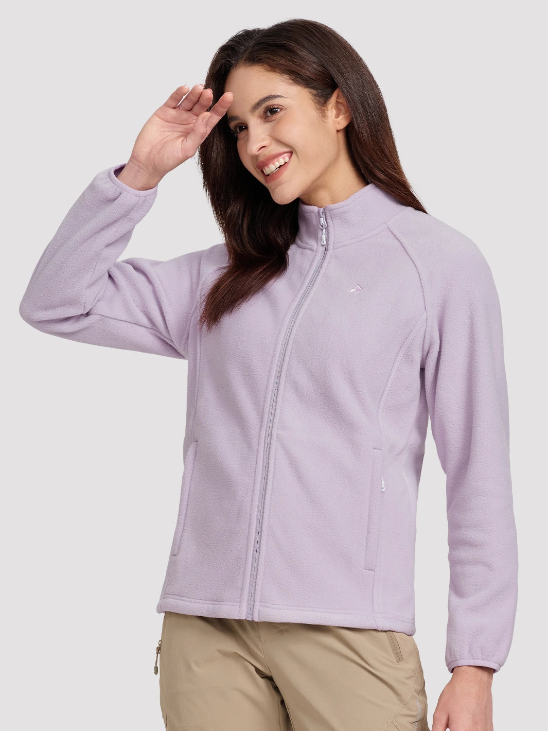 Giacca da donna in pile antistatico con zip integrale