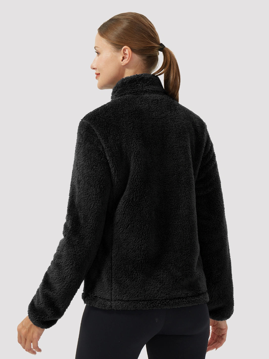 Women's Stand-Collar Coral Fleece Jacket PIONEER CAMP