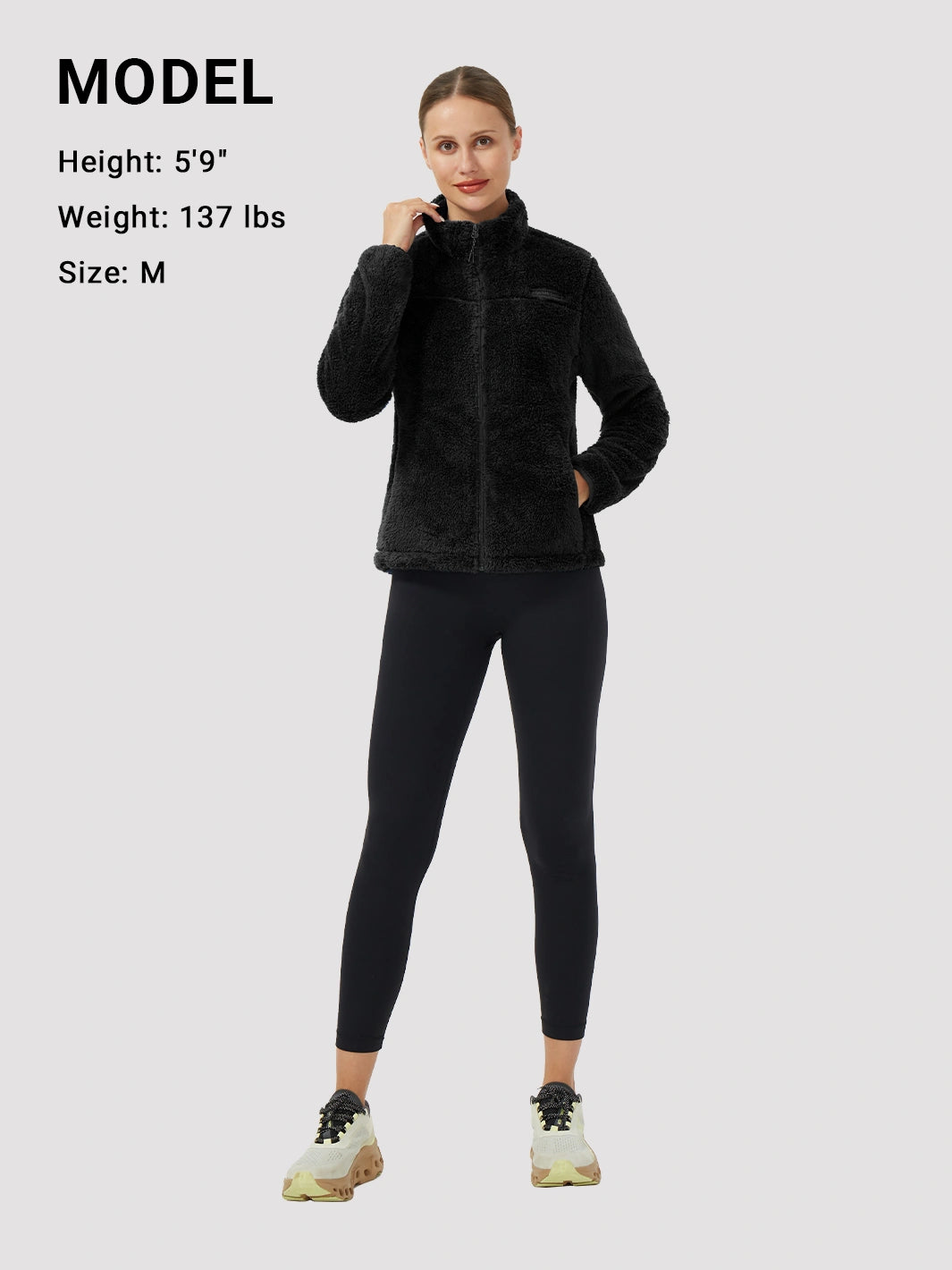 Women's Stand-Collar Coral Fleece Jacket PIONEER CAMP