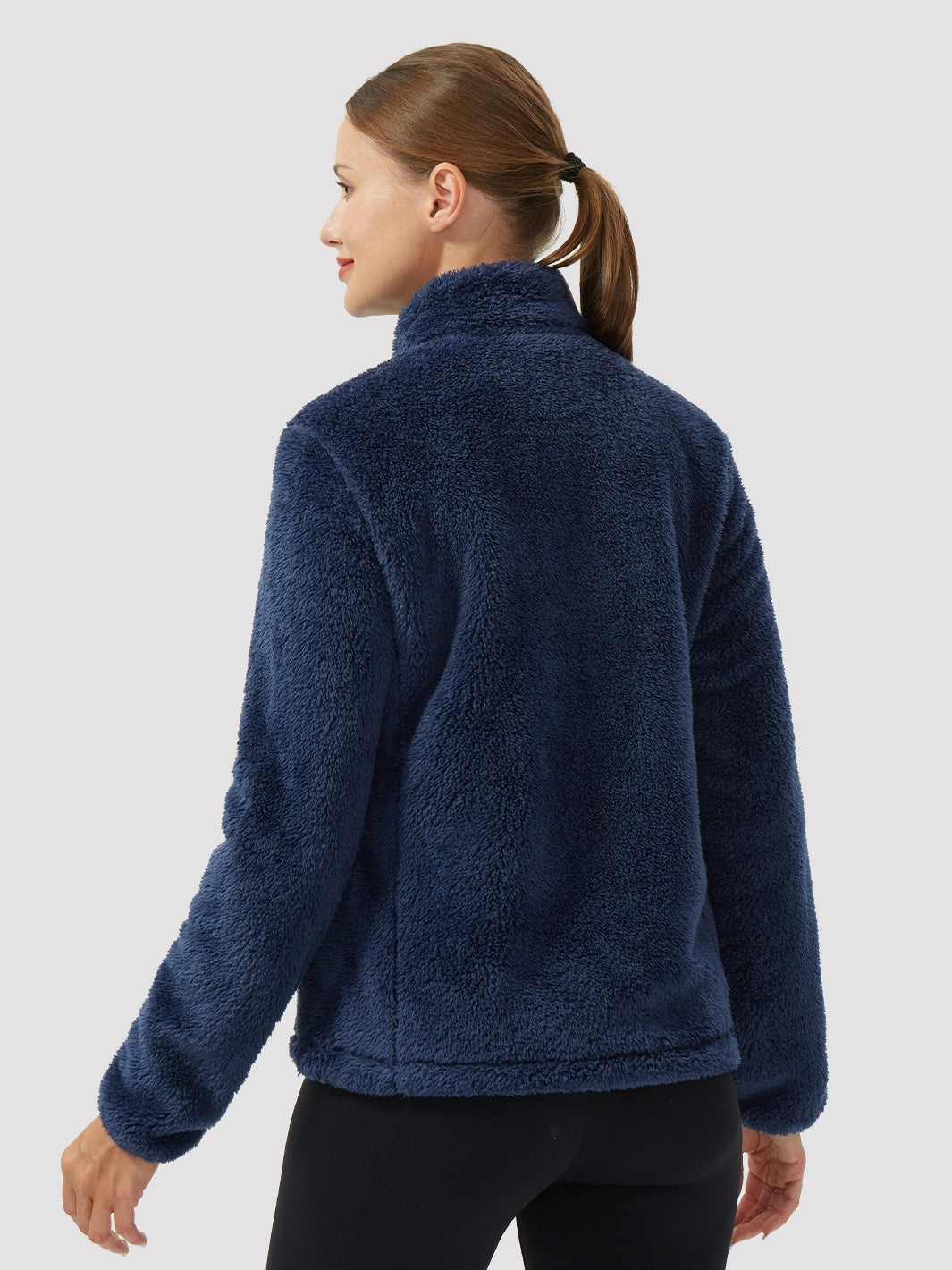 Women's Stand-Collar Coral Fleece Jacket PIONEER CAMP