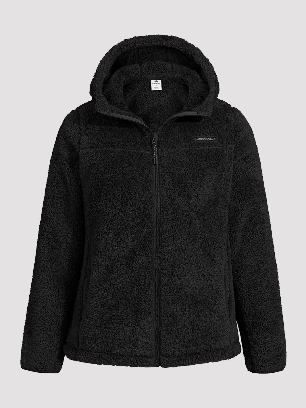 Women's Hooded Coral Fleece Jacket PIONEER CAMP