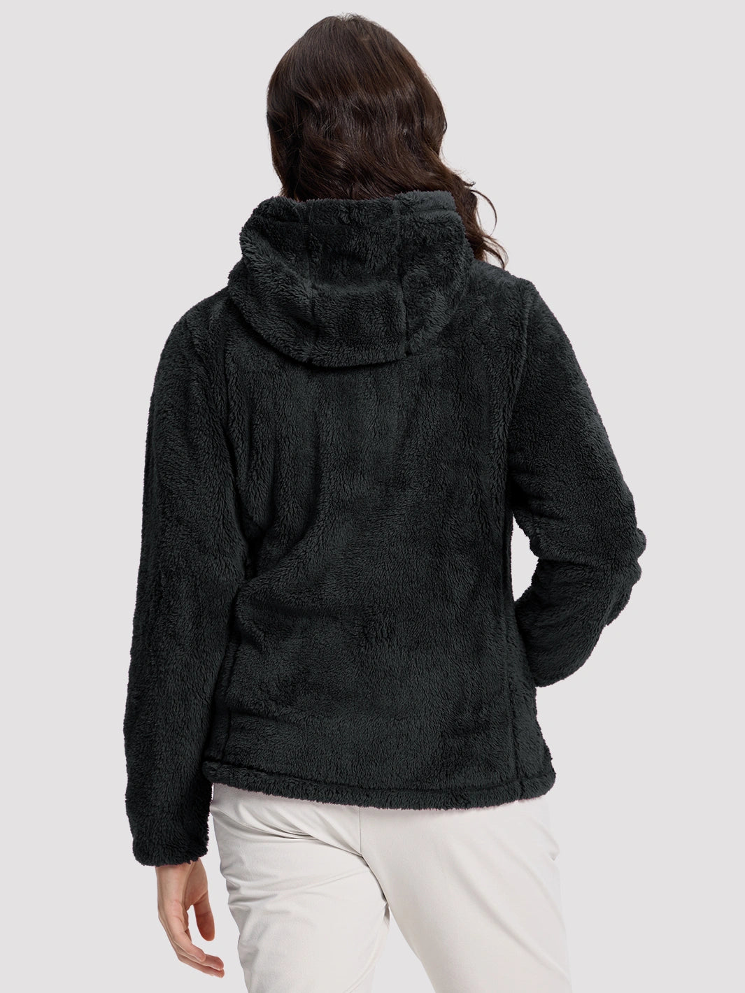 Women's Hooded Coral Fleece Jacket PIONEER CAMP
