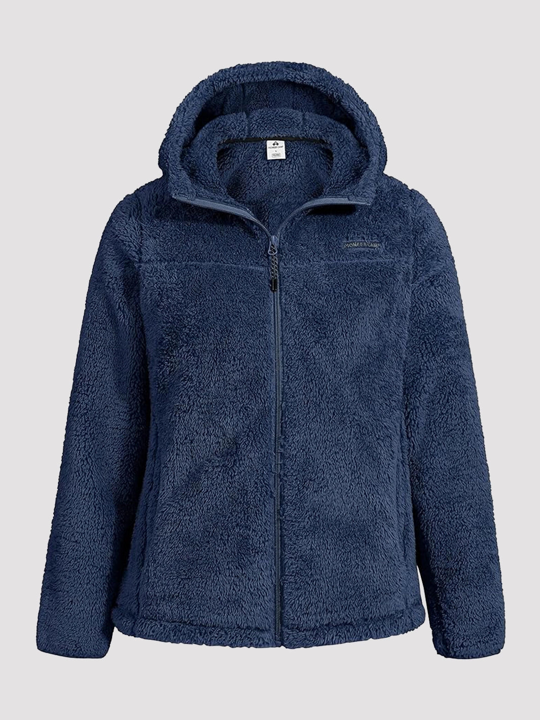 Women's Hooded Coral Fleece Jacket PIONEER CAMP