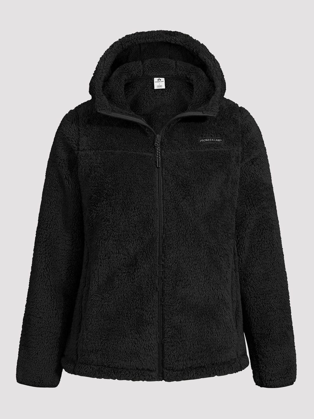 Women's Hooded Coral Fleece Jacket PIONEER CAMP