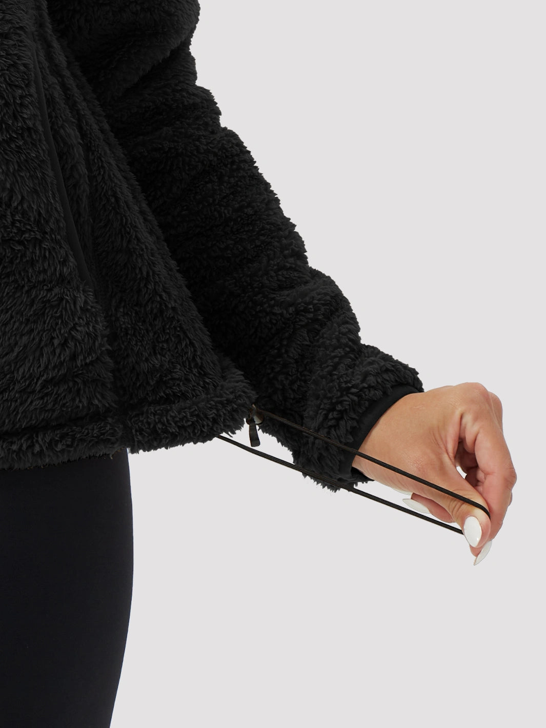 Women's Hooded Coral Fleece Jacket PIONEER CAMP