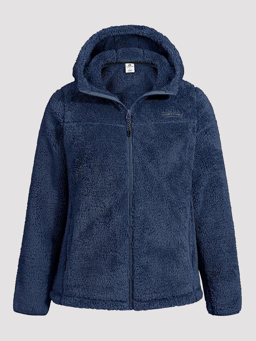 Women's Hooded Coral Fleece Jacket PIONEER CAMP