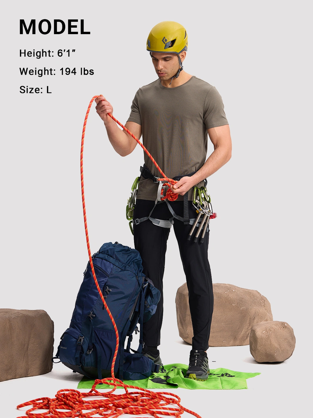 Men's UPF 50+ Cool-Feel Casual Pants PIONEER CAMP