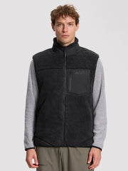 Men's High-Density Sherpa Fleece Full-Zip Vest PIONEER CAMP